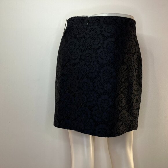 MADEWELL 1937 Women's Black Lace Assymetrical Skirt - Size 6 - NWT - Picture 4 of 5